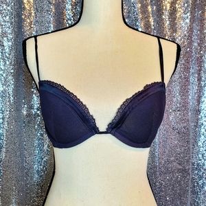 Calvin Klein Navy Blue Bra